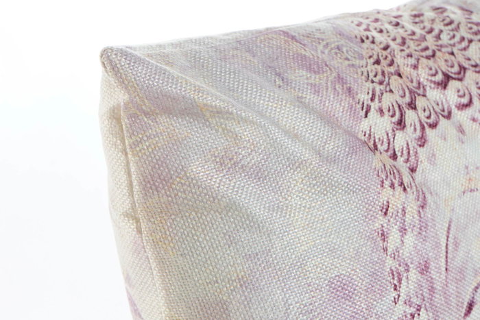 DKD Home Decor Tropical bestone 21 Cojin Oriental Beige 45 x 45 x 10 cm con Buda (4 Unidades)