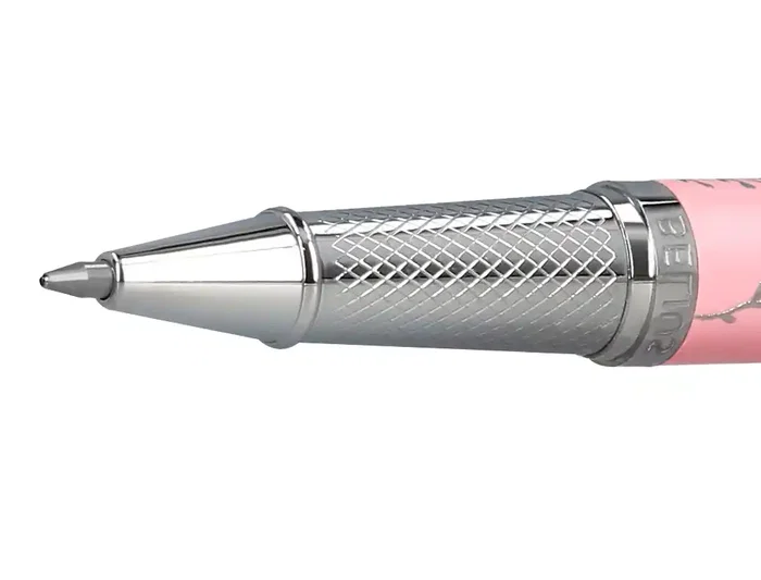 Belius Roller Bella Aluminio Rosa Tinta Negra Caja Diseño