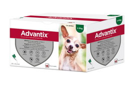 Elanco Advantix Spot-On 24 Pipetas de 0.4 mL para Perros hasta 4 kg - Antiparasitario Externo