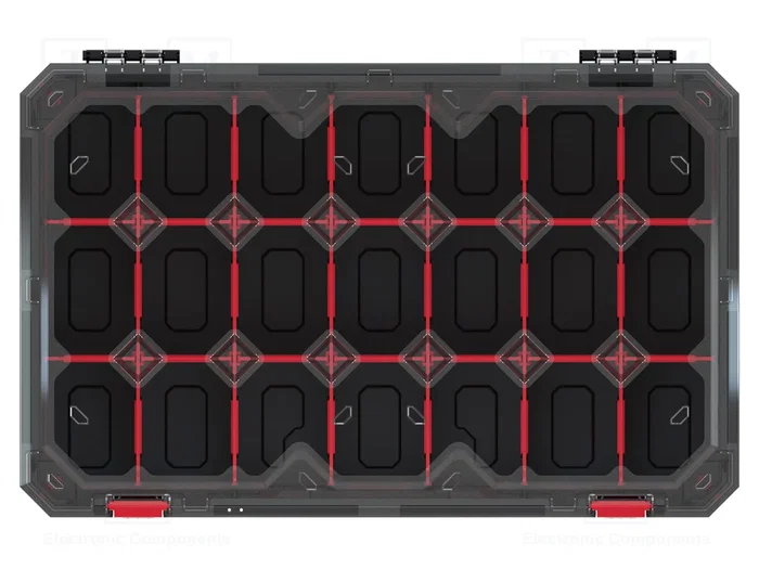 KISTENBERG TITAN 60 Contenedor Colectivo con Particiones Negro KISTENBERG TITAN 60 Contenedor Colectivo con Particiones Negro