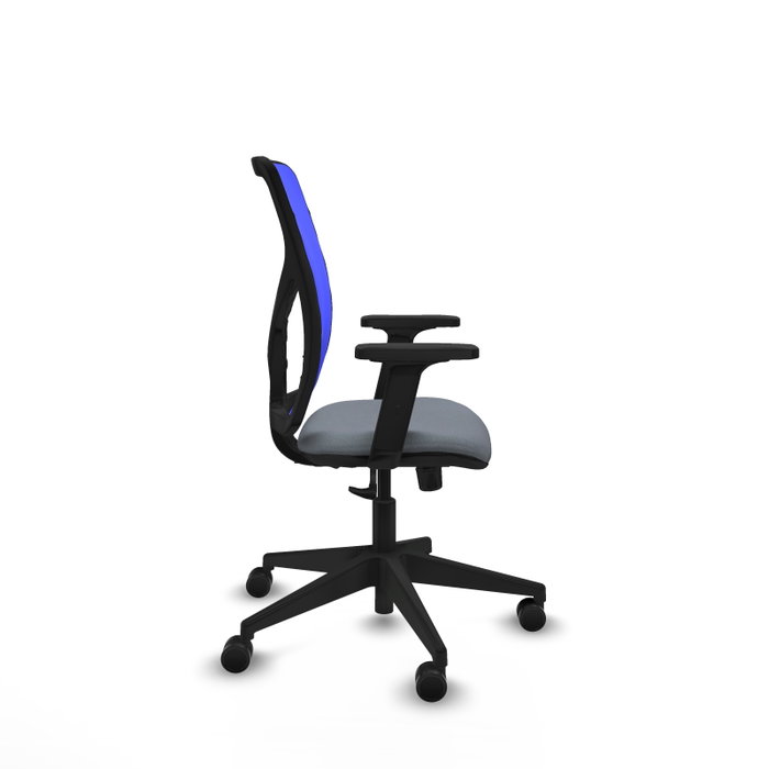 PIQUERAS Y CRESPO Silla de oficina Motilla con mecanismo Sincro, Gris y Azul PIQUERAS Y CRESPO Silla de oficina Motilla con mecanismo Sincro, Gris y Azul
