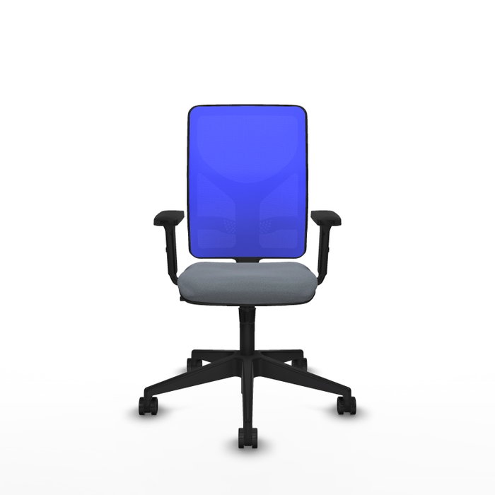PIQUERAS Y CRESPO Silla de oficina Motilla con mecanismo Sincro, Gris y Azul PIQUERAS Y CRESPO Silla de oficina Motilla con mecanismo Sincro, Gris y Azul