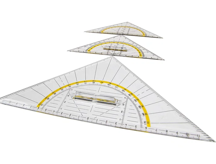 Liderpapel Escuadra 16 cm Plástico Cristal con Pestaña de Sujeción Liderpapel Escuadra 16 cm Plástico Cristal con Pestaña de Sujeción