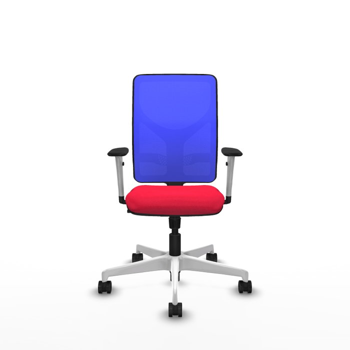 PIQUERAS Y CRESPO Silla de oficina Motilla con mecanismo Sincro, Rojo y Azul PIQUERAS Y CRESPO Silla de oficina Motilla con mecanismo Sincro, Rojo y Azul
