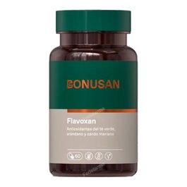 BONUSAN Flavoxan 60 Cápsulas Vegetales - Suplemento de Flavonoides para la Protección Celular Antioxidante