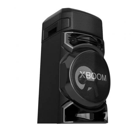 LG Altavoz Bluetooth XBOOM RNC5 con luces LED, karaoke, efectos DJ, micrófono, USB y mando - 3 altavoces (2.0, 8' Woofer)