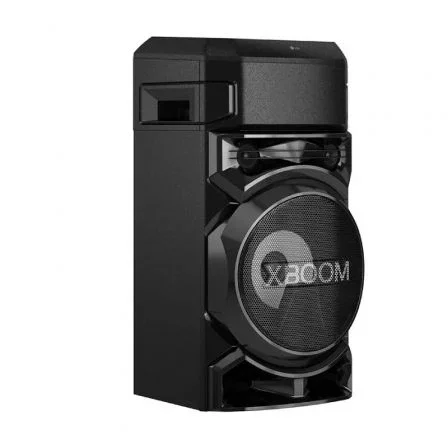 LG Altavoz Bluetooth XBOOM RNC5 con luces LED, karaoke, efectos DJ, micrófono, USB y mando - 3 altavoces (2.0, 8' Woofer)
