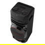 LG XBOOM RNC5 - Altavoz de fiesta con Bluetooth, Sistema de sonido 2.0 canales, Woofer de 8" (20,3 cm), Iluminación LED, USB, Radio FM/DAB+, Negro