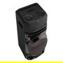 LG XBOOM RNC5 - Altavoz de fiesta con Bluetooth, Sistema de sonido 2.0 canales, Woofer de 8" (20,3 cm), Iluminación LED, USB, Radio FM/DAB+, Negro