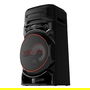 LG XBOOM RNC5 - Altavoz de fiesta con Bluetooth, Sistema de sonido 2.0 canales, Woofer de 8" (20,3 cm), Iluminación LED, USB, Radio FM/DAB+, Negro