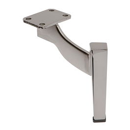 Q&Q Yvette H150 Pata Metálica Níquel Oscuro Mueble Sofá 150mm