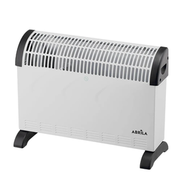 Falla Convector Eléctrico 2000W Blanco Termostato Regulable 3 Potencias Protección Sobrecalentamiento Asa Función Turbo 39x53x20 cm