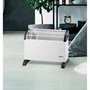 Falla Convector 2000W Blanco Termostato Regulable Protección Sobrecalentamiento Asa Transporte 39x53x20cm