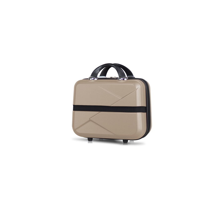 Zoozie Bags Neceser de Maquillaje Dorado 25 x 30 x 17 cm