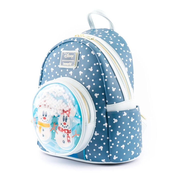 LOUNGEFLY Mochila Mickey Minnie Snowman Disney Loungefly 26cm LOUNGEFLY Mochila Mickey Minnie Snowman Disney Loungefly 26cm