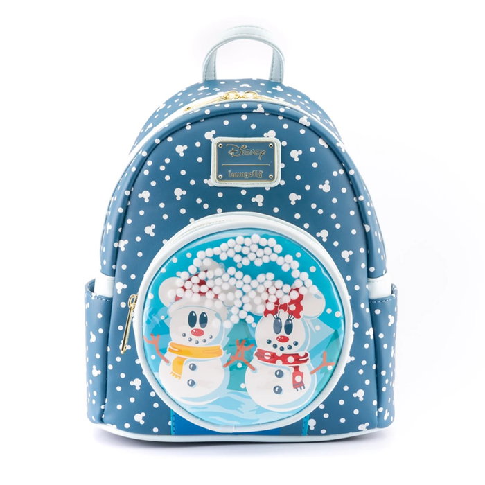 LOUNGEFLY Mochila Mickey Minnie Snowman Disney Loungefly 26cm LOUNGEFLY Mochila Mickey Minnie Snowman Disney Loungefly 26cm