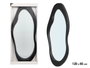 Giftdecor Espejo Forma Negro 120 cm x 50 cm (Set de 2)