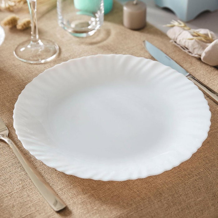 Plato Postre Opal Feston Luminarc 18,5 cm