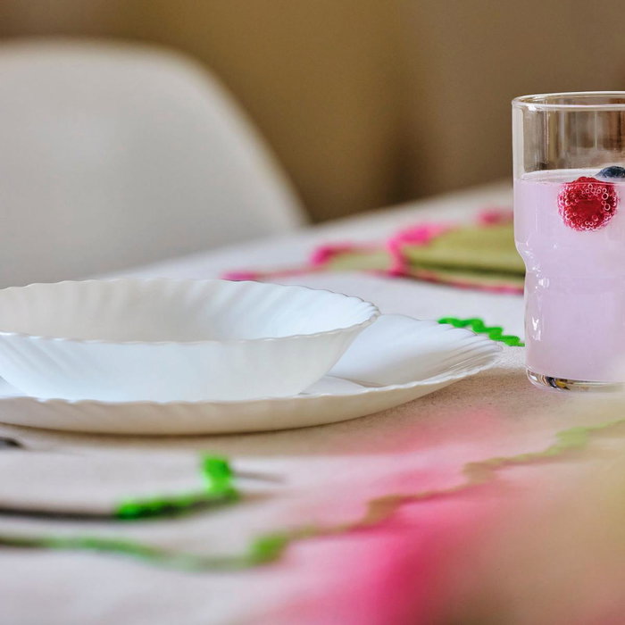 Plato Postre Opal Feston Luminarc 18,5 cm