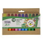 Titan Arts Témpera en Barra con Surtidos Estuche 10 UD
