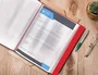 Liderpapel Carpeta DIN A4 Rojo Translúcido con 20 Fundas