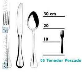 OMS Sena Tenedor Pescado (Set de 12)