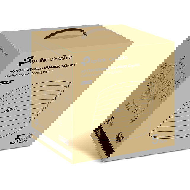 TP-Link Omada EAP245 V3 Access Point Inalámbrico Doble Banda AC1750Mbps Wi-Fi 5 Pack