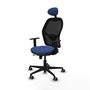 PIQUERAS Y CRESPO Silla de oficina Jorquera con mecanismo Sincro/Traslack Azul marino