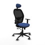 PIQUERAS Y CRESPO Silla de oficina Jorquera con mecanismo Sincro/Traslack Azul marino