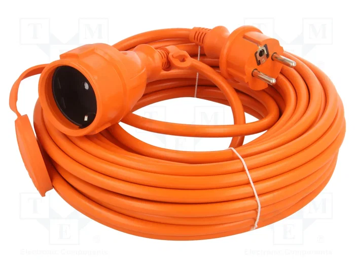 KEL Prolongador de alimentación H05VV-F 3G1,5mm2 15m naranja KEL Prolongador de alimentación H05VV-F 3G1,5mm2 15m naranja