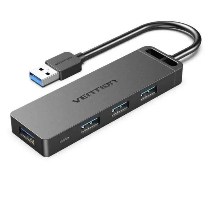 Vention CHLBF Hub USB 3.0 de 4 Puertos, 5 Gbps, Transferencia Ultra Rápida, Alimentación por USB, Plug & Play, 1m, Compatible con Windows/Mac/Linux Vention CHLBF Hub USB 3.0 de 4 Puertos, 5 Gbps, Transferencia Ultra Rápida, Alimentación por USB, Plug & Play, 1m, Compatible con Windows/Mac/Linux