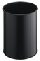 DURABLE Papelera Metálica Redonda 15L Negra