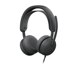 Logitech Zone Vibe 2 for Business, Auriculares con Diadema Alámbricos, USB-C/A, Cancelación de Ruido, Grafito, Ref. 981-001618