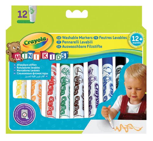 Crayola 12 Rotuladores Lavables Mini Kids Multicolor Crayola 12 Rotuladores Lavables Mini Kids Multicolor