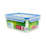 Emsa CLIP & CLOSE Frischhaltedose de 2,3 litros, transparente/azul