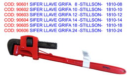 SIFER Llave Grifa 24 Stillson 1810-24