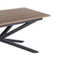 Mesa Extensible Marrón Dm-Metal Salón 160 X 90 X 76 cm