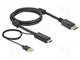 DeLOCK Cable HDMI a DisplayPort 4K 30 Hz 1 m