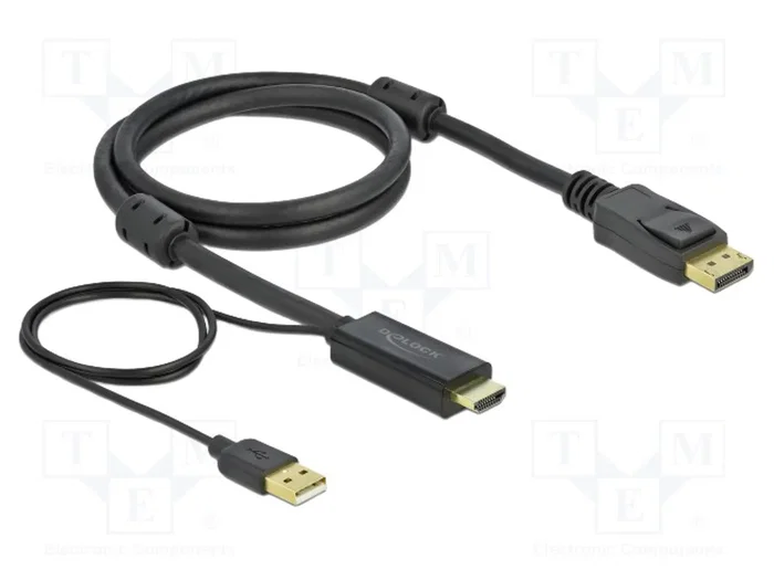 DeLOCK Cable HDMI a DisplayPort 4K 30 Hz 1 m DeLOCK Cable HDMI a DisplayPort 4K 30 Hz 1 m