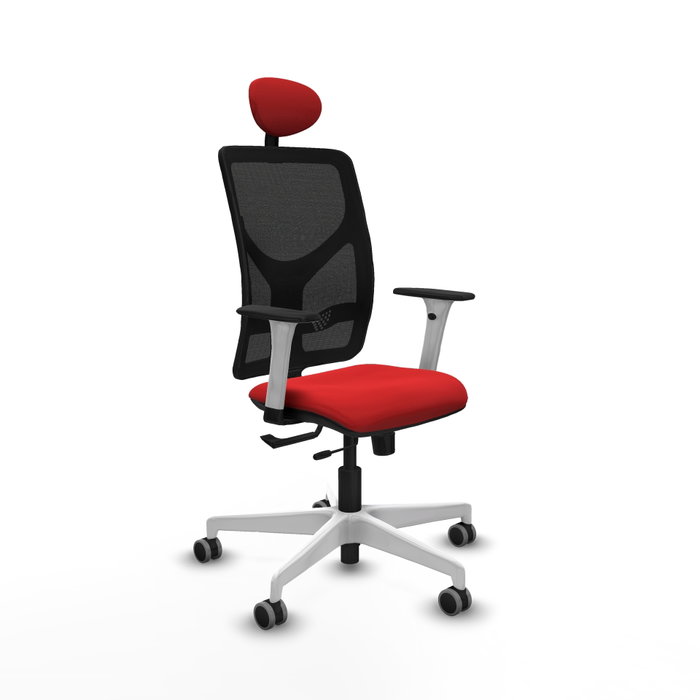 PIQUERAS Y CRESPO Silla de oficina Motilla con mecanismo Sincro/Traslack, Rojo y Negro PIQUERAS Y CRESPO Silla de oficina Motilla con mecanismo Sincro/Traslack, Rojo y Negro