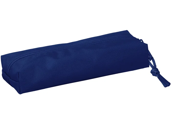 Safta Portatodo Rectangular con Goma Elástica Azul Oscuro