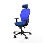 PIQUERAS Y CRESPO Silla de oficina Jorquera, mecanismo Sincro, Azul