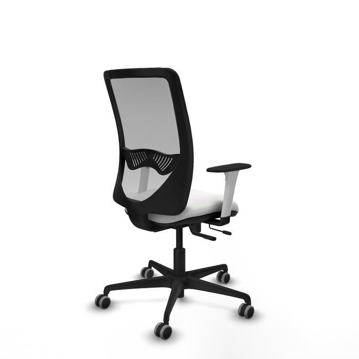 PIQUERAS Y CRESPO Silla de oficina Zulema con mecanismo Sincro/Traslack, Blanco y Gris PIQUERAS Y CRESPO Silla de oficina Zulema con mecanismo Sincro/Traslack, Blanco y Gris