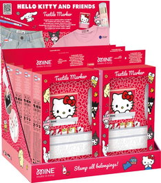 MINE Kit de Sellos Automáticos DIY Hello Kitty and Friends con Expositor de 12 Unidades