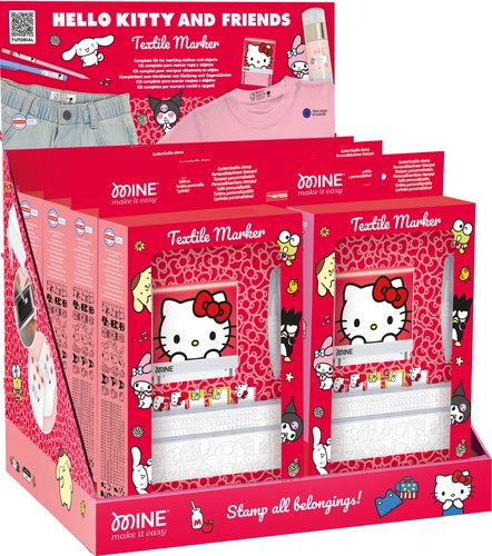 MINE Kit de Sellos Automáticos DIY Hello Kitty and Friends con Expositor de 12 Unidades MINE Kit de Sellos Automáticos DIY Hello Kitty and Friends con Expositor de 12 Unidades