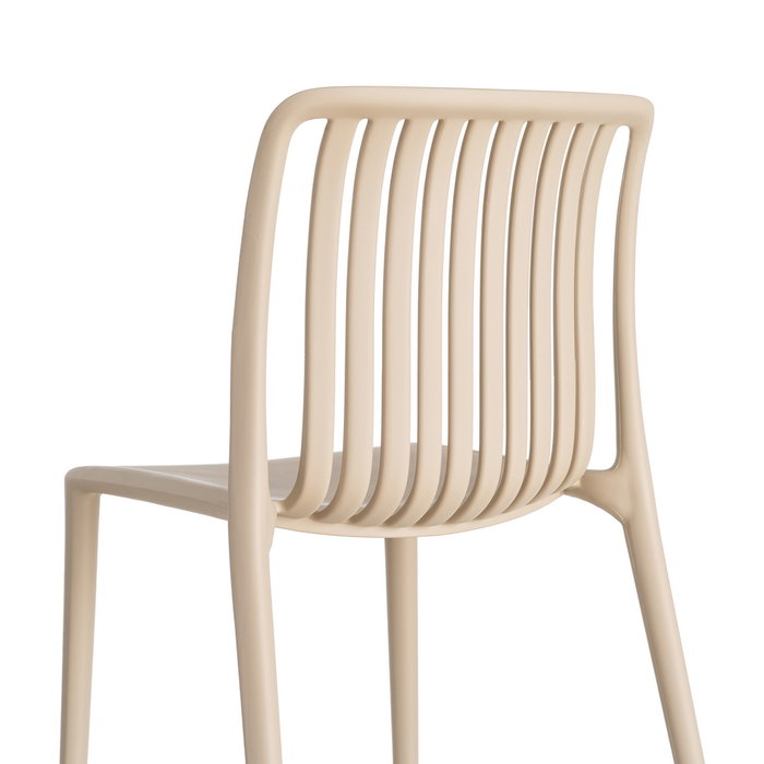Silla Apilable Polipropileno Exterior 47 X 51,50 X 77,50 cm (Set de 4) Silla Apilable Polipropileno Exterior 47 X 51,50 X 77,50 cm (Set de 4)
