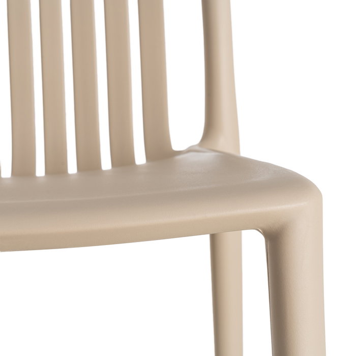 Silla Apilable Polipropileno Exterior 47 X 51,50 X 77,50 cm (Set de 4) Silla Apilable Polipropileno Exterior 47 X 51,50 X 77,50 cm (Set de 4)