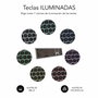 Subblim Master Teclado Inalámbrico con Retroiluminación Gris y Negro