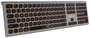 Subblim Master Teclado Inalámbrico con Retroiluminación Gris y Negro