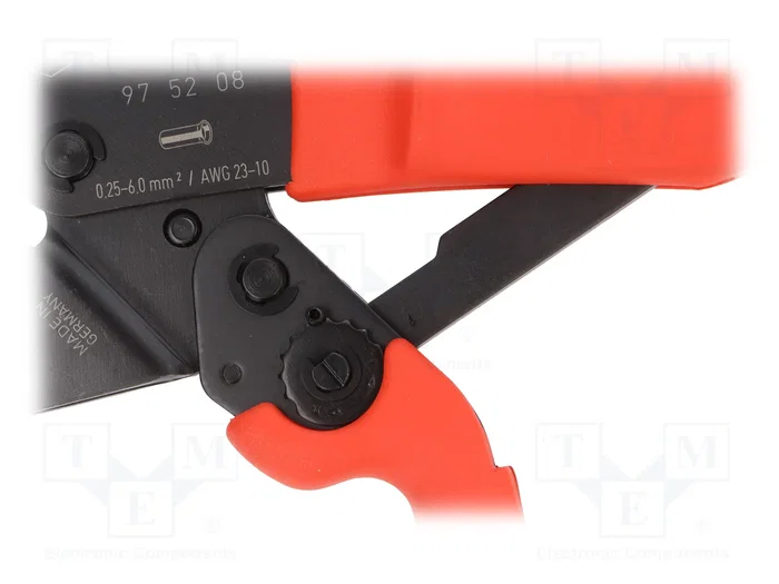 KNIPEX Crimpadora para terminales de cable y puntas de casquillos